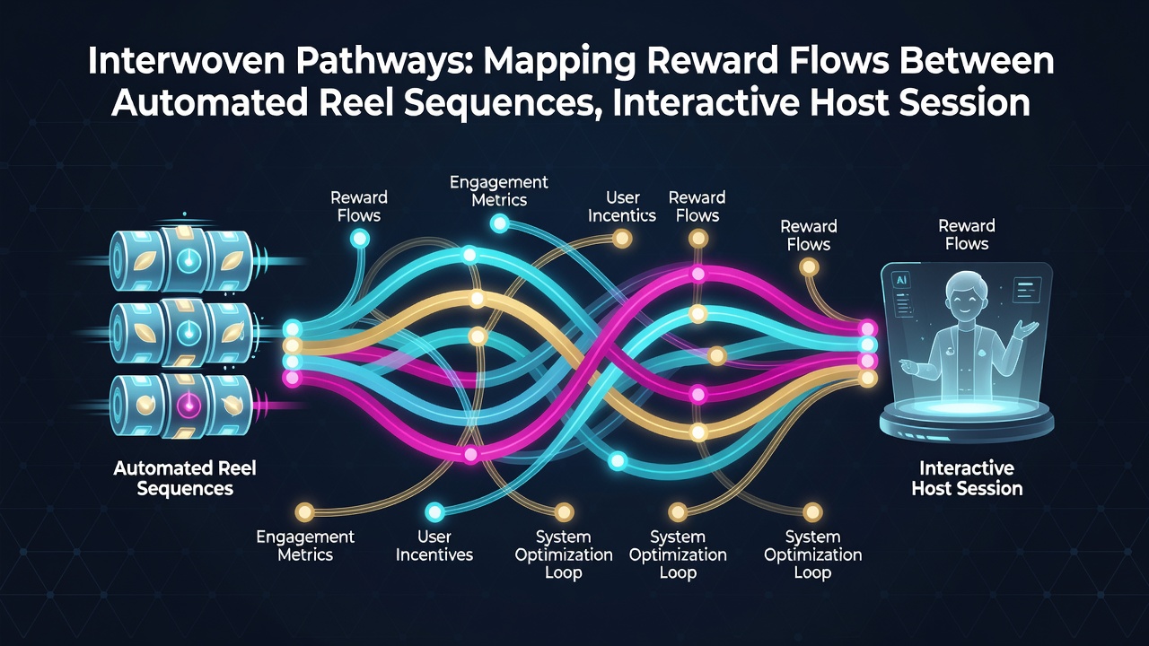 Infographic showing reward pathways connecting mobile slots, live dealer sessions and sports match predictions with arrows indicating credit flow directions