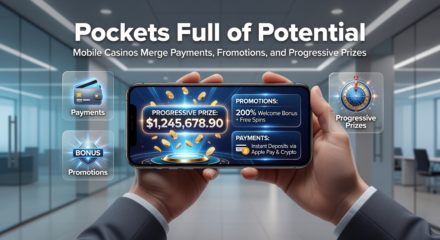 Close-up of a mobile device showing a progressive jackpot nearing a massive payout, overlaid with payment confirmation and promo pop-up notifications