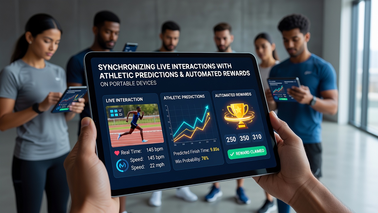 Close-up of portable device screen showing live sports odds integrated with casino reward meter and automated payout confirmation